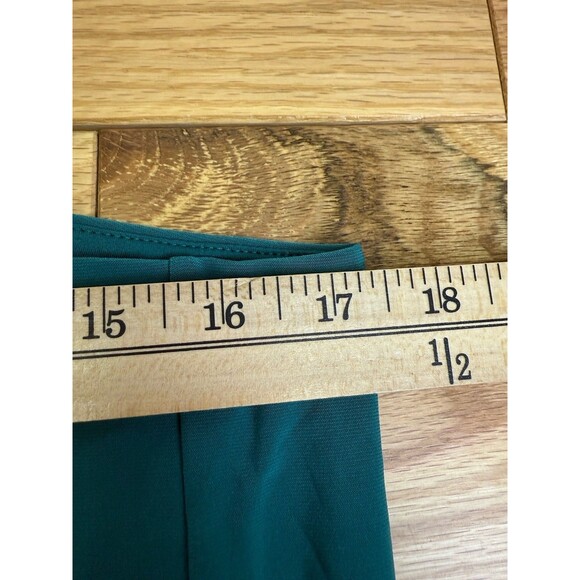 NWT White House Black Market Women's Tropical Teal One Shoulder Dress Size 12 - Picture 6 of 14